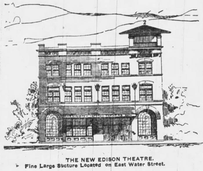 Edison Theatre - Rendering From 1902 (newer photo)
